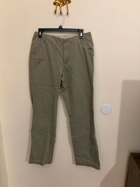 Columbia Women’s Olive Green Straight-Leg Chinos